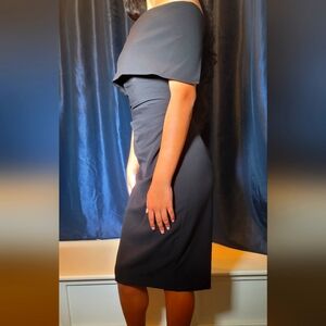 Vince Camuto Black Strapless Dress